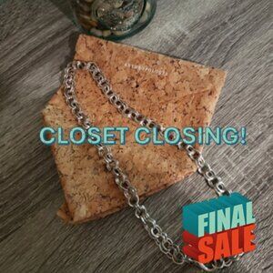 | Anthropologie | Silver Link Necklace